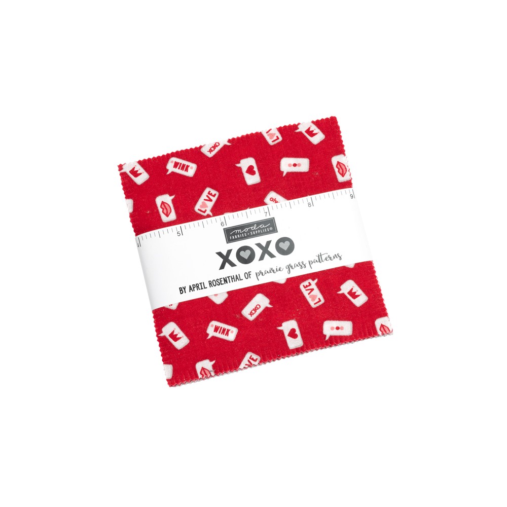 Charm pack 5" squares - XoXo