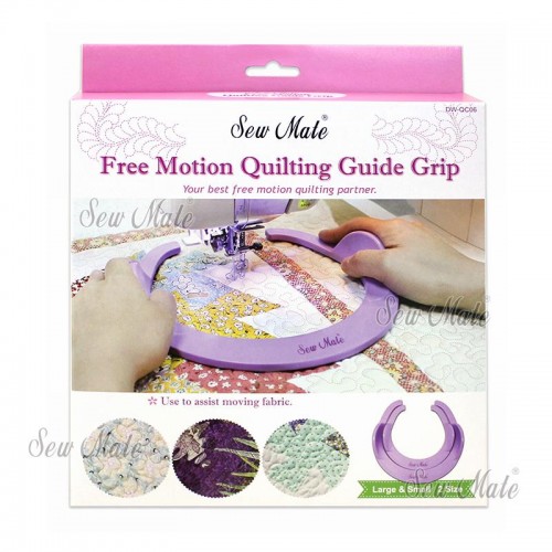 Free motion quilting guide grip Sew Mate