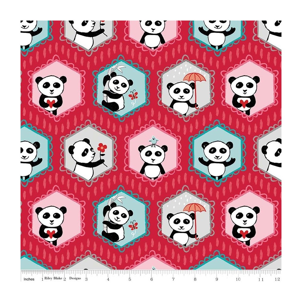 Panda Love - Panda su rosso