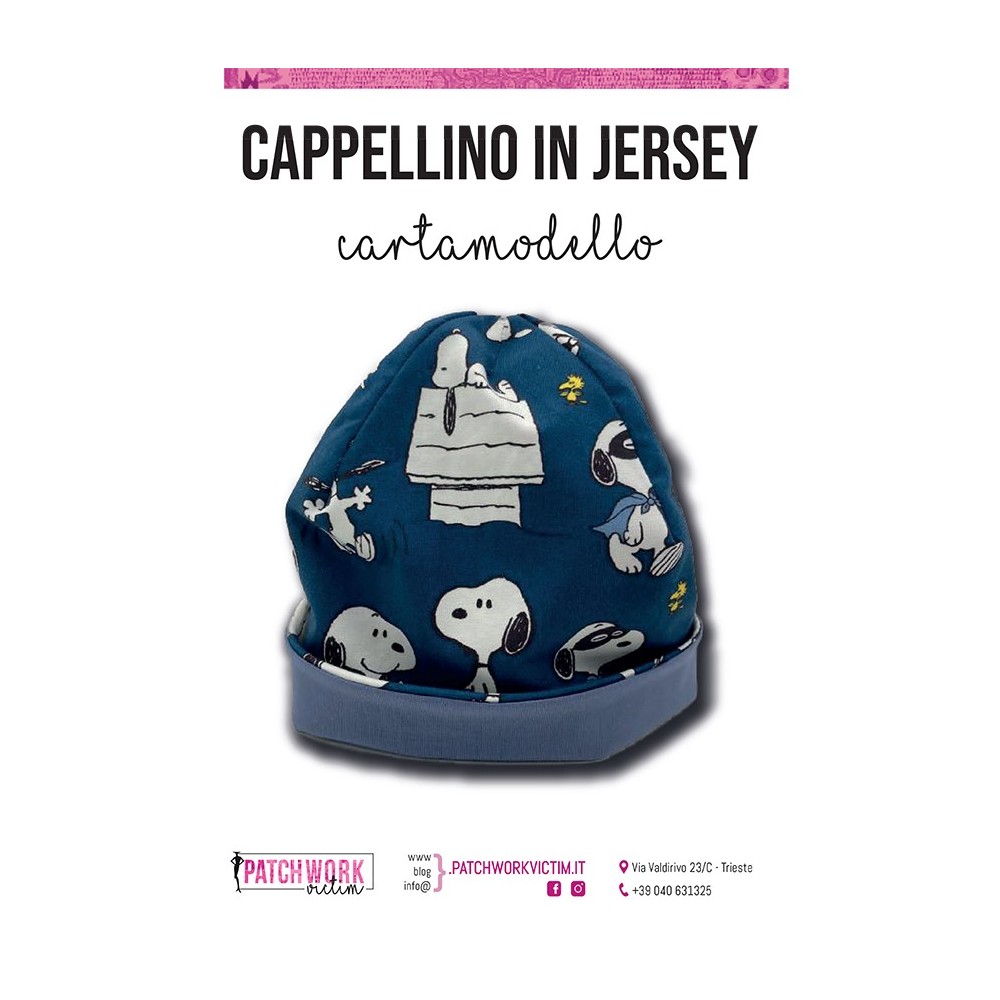Cartamodello cappellino in jersey - Versione pdf