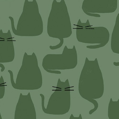 Whiskers & Dash - Gatti in green