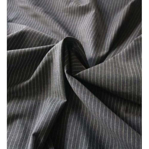 Viyella Organic Stripes - Grey