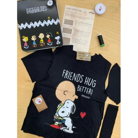 Scatola kit per maglietta Snoopy - Taglia 92 cm