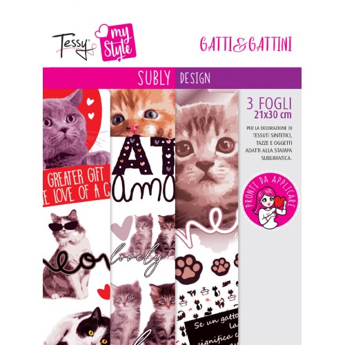 Subly Design Tessy - Gatti e gattini