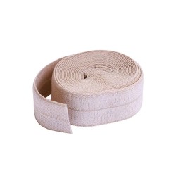 Elastico bordatore beige byannie's