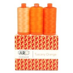 Tuscany Orange - Aurifil 50WT Color builder