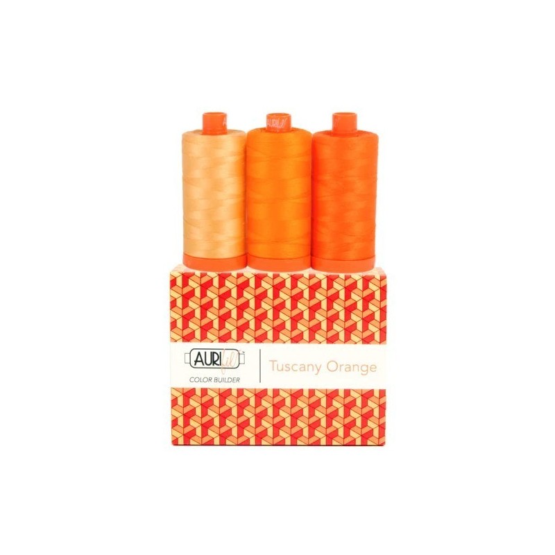 Tuscany Orange - Aurifil 50WT Color builder