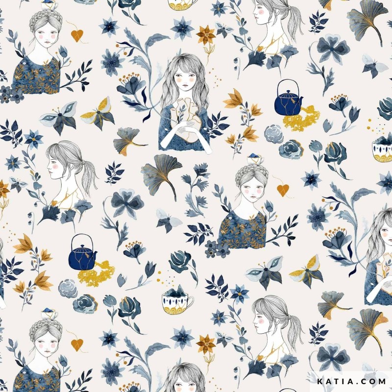 Tessuto impermeabile - Kintsugi Woman