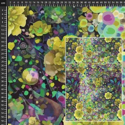 Whimsical Flower Garden Digital 108" WB - 3955-017
