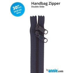 Cerniera doppio cursone 30" Byannie - Navy