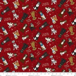 Home is where dog is - Cani su rosso