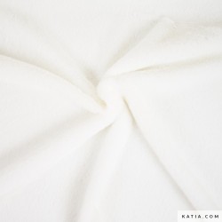 Tessuto in pelliccia sintetica Polar White