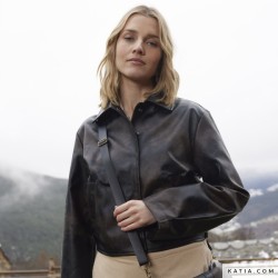 Tessuto in similpelle vegana Chester Black Coffee