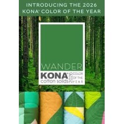 Solidi Kona cotton - Wander - Colore 2026