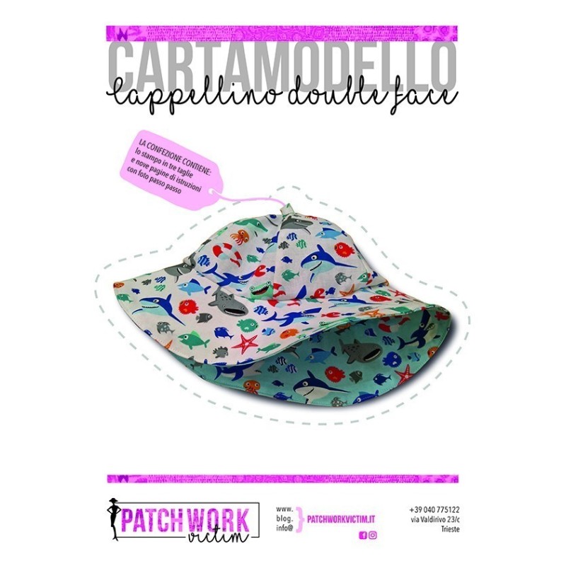 Cartamodello cappellino double face - Versione PDF Cartamodello cappellino double face - Versione PDF