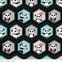 Panda Love - Panda su nero