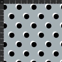 Pois nero su grigio